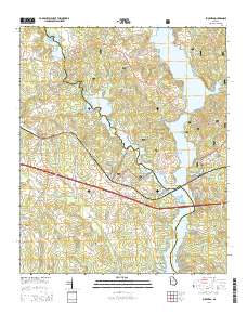 Buckhead 2014 topographic map thumbnail