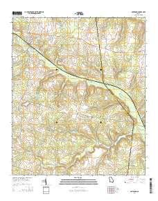 Davisboro 2014 topographic map thumbnail