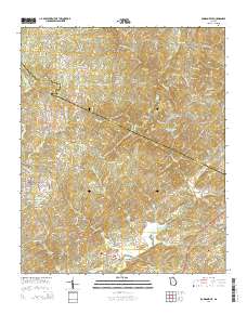 Dawsonville 2014 topographic map thumbnail