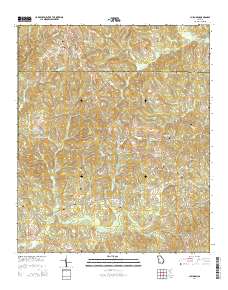 Culloden 2014 topographic map thumbnail