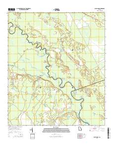 Bug Island 2014 topographic map thumbnail