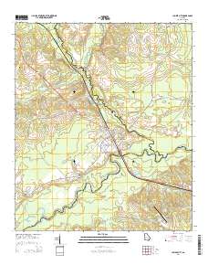 Lumber City 2014 topographic map thumbnail