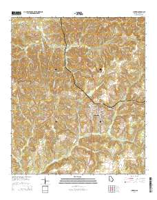 Lumpkin 2014 topographic map thumbnail