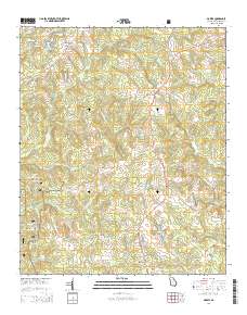 Maxeys 2014 topographic map thumbnail