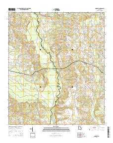 Ohoopee 2014 topographic map thumbnail