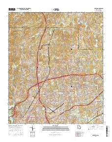 Fortson 2014 topographic map thumbnail