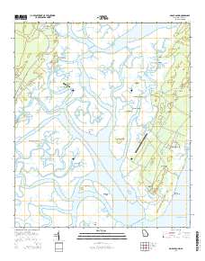 Doboy Sound 2014 topographic map thumbnail