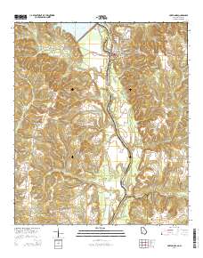 Fort Gaines 2014 topographic map thumbnail