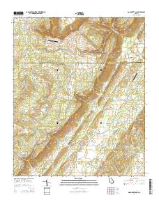 Dougherty Gap 2014 topographic map thumbnail