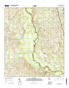 Hahira West 2014 topographic map thumbnail