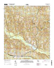 Gordon 2014 topographic map thumbnail