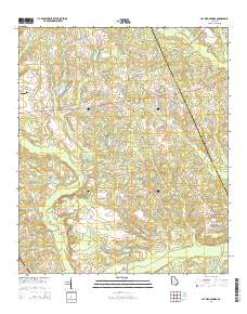 Jay Bird Springs 2014 topographic map thumbnail