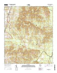 Hayneville 2014 topographic map thumbnail