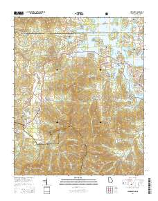 Hiawassee 2014 topographic map thumbnail