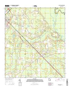 Jesup East 2014 topographic map thumbnail
