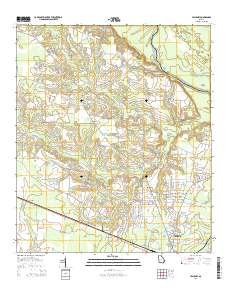 Jesup NW 2014 topographic map thumbnail