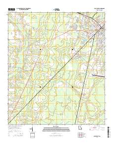 Jesup West 2014 topographic map thumbnail