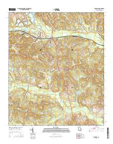 Irwinton 2014 topographic map thumbnail