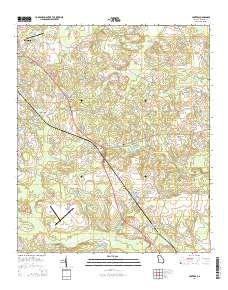 Hunters 2014 topographic map thumbnail