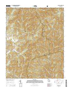 Jacks Gap 2014 topographic map thumbnail