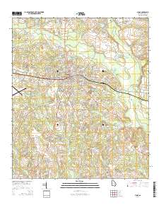 Lyons 2014 topographic map thumbnail