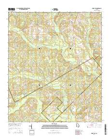 McRae NW 2014 topographic map thumbnail