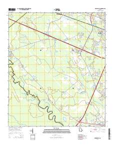Meldrim SE 2014 topographic map thumbnail