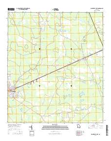 Homerville East 2014 topographic map thumbnail