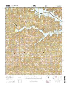Lincolnton 2014 topographic map thumbnail