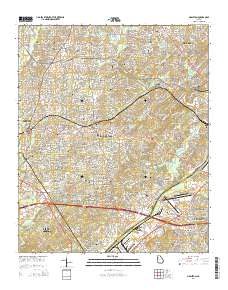 Mableton 2014 topographic map thumbnail