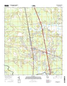 Kingsland 2014 topographic map thumbnail