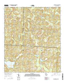 Miccosukee NE 2014 topographic map thumbnail