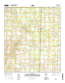 Lucile 2014 topographic map thumbnail