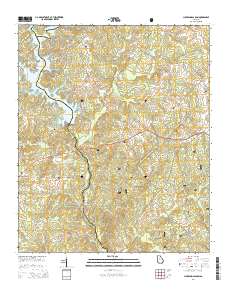 Lloyd Shoals Dam 2014 topographic map thumbnail
