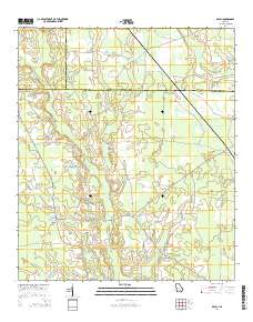 Beach 2014 topographic map thumbnail