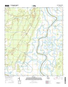Oak Level 2014 topographic map thumbnail