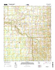 Pateville 2014 topographic map thumbnail
