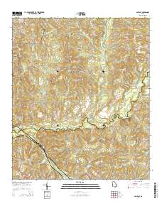 Ochillee 2014 topographic map thumbnail