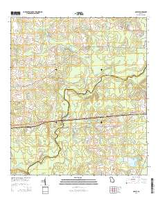 Ousley 2014 topographic map thumbnail