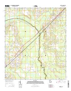 Screven 2014 topographic map thumbnail