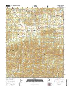 Mulky Gap 2014 topographic map thumbnail