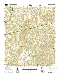 Rock Eagle Lake 2014 topographic map thumbnail