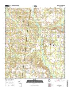 Reidsville West 2014 topographic map thumbnail
