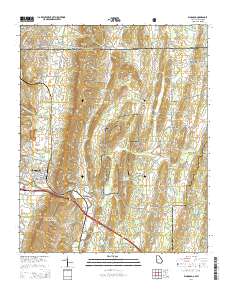 Ringgold 2014 topographic map thumbnail