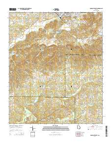 Rockmart South 2014 topographic map thumbnail