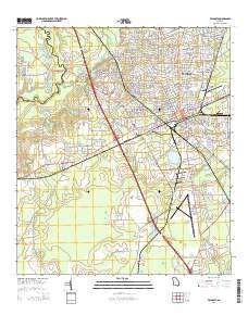Valdosta 2014 topographic map thumbnail