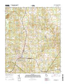 Social Circle 2014 topographic map thumbnail
