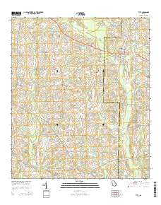 Ty Ty 2014 topographic map thumbnail