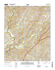 Suwanee 2014 topographic map thumbnail
