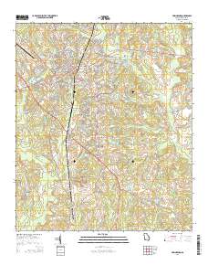 Swainsboro 2014 topographic map thumbnail